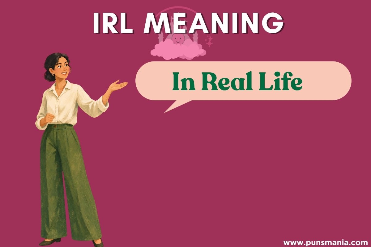 IRL meaning in real life